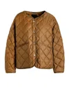 Tatras Padded Quilted Outerwear Adjustable Side Straps In Brown