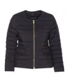 Tatras Noko Chanel Dwon Jkt Nylon Taffeta Jackets Blue In Black