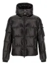 Tatras Belbo Black Down Jacket With Hood And Logo Patch On The Side In Tech Fabric Man In Black