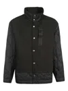 Tatras Quilted Panelled Jacket In Black