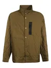Tatras Quilted Patchwork Casual Jacket In Green