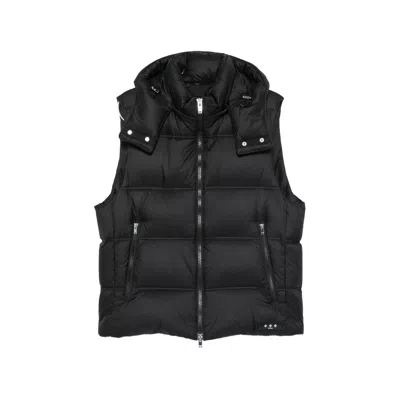 Tatras Quilted-pattern Gilet In Black