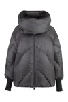 Tatras Risha Full Zip Down Jacket In Grey