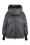 Tatras Risha Full Zip Down Jacket In Grey