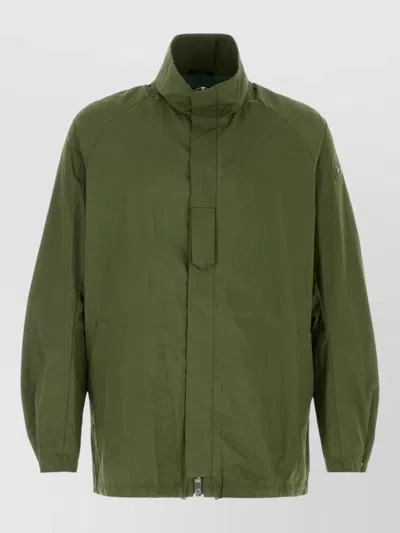 Tatras Semele Cotton Blend Jacket High Collar In Green