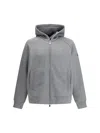 Tatras Baccaro Grey Sweatshirt With Hood And Logo Patch On The Sleeve In Cotton Man In Gray