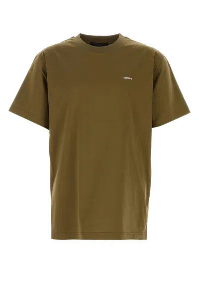 TATRAS TATRAS ARMY GREEN COTTON T-SHIRT