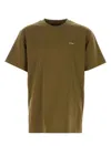 Tatras Crew Neck Embroidered Design Short Sleeves T-shirt In Green