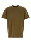 Tatras Military Crew Neck Cotton T-shirt In Green