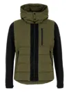 Tatras Long Quilted Down Jacket With Adjustable Cuffs In Grün