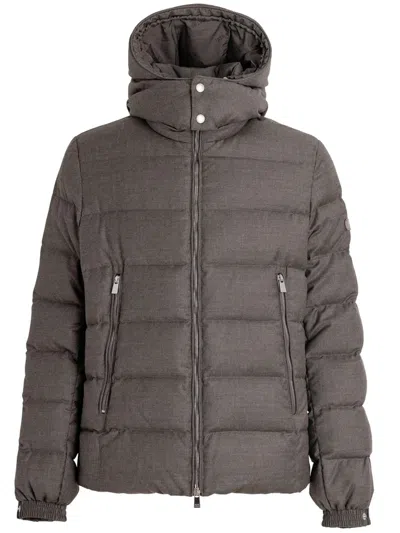 Tatras Hooded Padded Coat In Brown