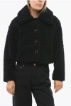 Tatras Teddy Effect Mamateta Jacket With 4 Buttons In Black