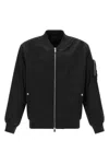 Tatras 'tomori' Flight Jacket With Ribbed Details In Black