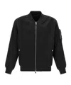 Tatras 'tomori' Flight Jacket With Ribbed Details In Black