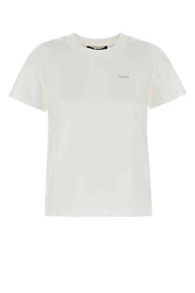 TATRAS WHITE COTTON T-SHIRT