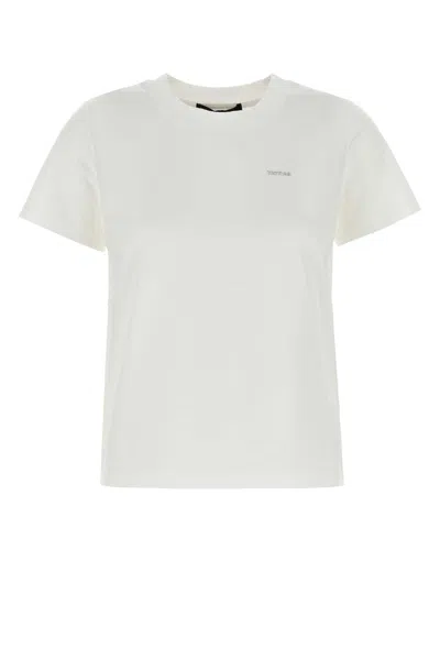 TATRAS WHITE COTTON T-SHIRT