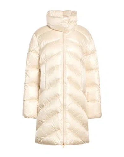 Tatras Woman Puffer Cream Size 4 Nylon In Neutral