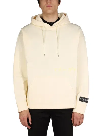 Tatras X Sfera Ebbasta Logo-embellished Cotton Sweatshirt With Drawstring Hood In Neutral