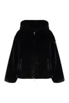 Tatras Yumola Jacket In Eco-fur In Black