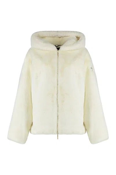 Tatras Yumola Jacket In Eco-fur In White