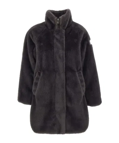 Tatras Zaria Faux Fur Coat In Gray