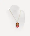Tatty Devine Pink Ancestor Pendant Necklace