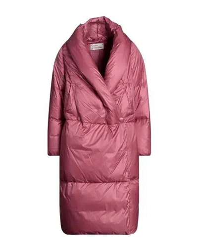 Tautou Woman Down Jacket Pastel Pink Size 3 Polyamide