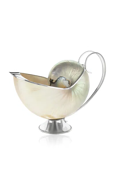 Tavares 1922 - Nautilus Shell Gravy Boat - White