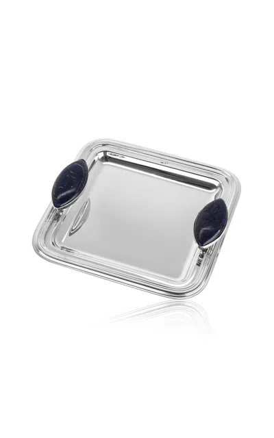 Tavares 1922 - Square Lazuli Tray - Silver