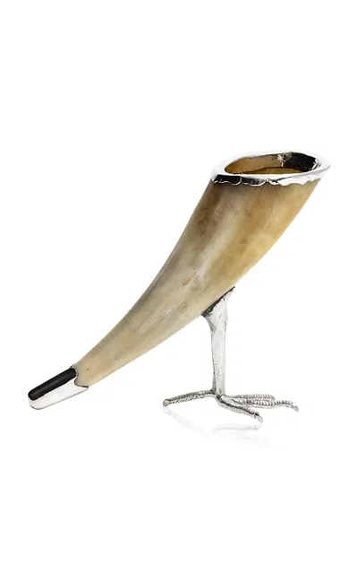 Tavares 1922 - White Melro Bud Vase - Brown