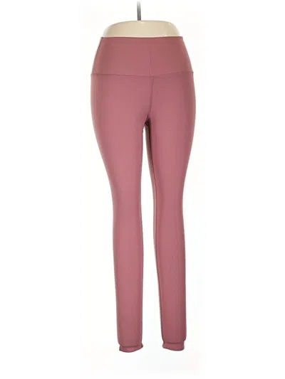 Pre-owned Tavi Active Pants In Burgundy