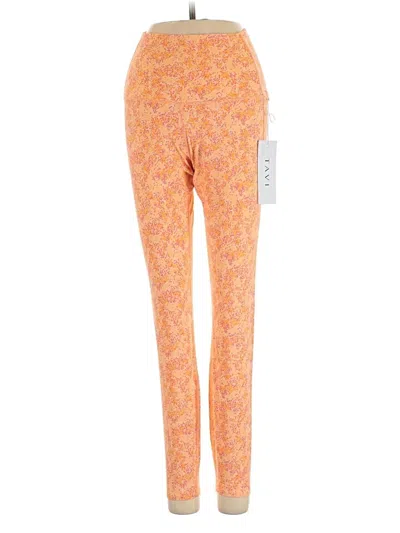 Pre-owned Tavi Active Pants In Orange