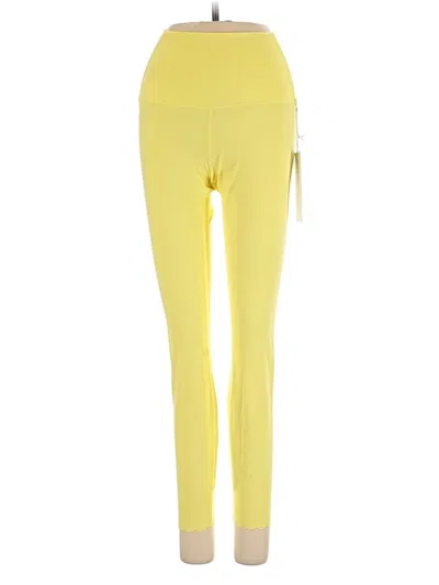 Pre-owned Tavi Active Pants In Yellow