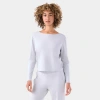 Tavi Brushed Tec Knit Long Sleeve In Gray