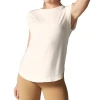 Tavi Cap Sleeve Muscle Tee In White