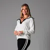 Tavi Cozy Collared Sweatshirt In Gray