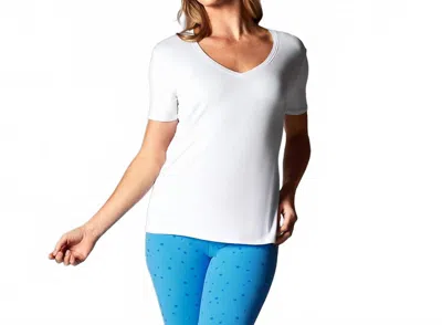 Tavi Everyday V-neck Tee In White