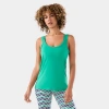 Tavi Fitted Swoop Tank In Animal Print
