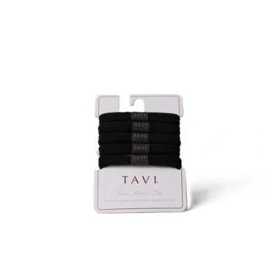 Tavi Hair Ties In Black
