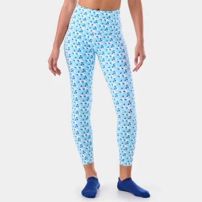 Tavi High Waisted 7/8 Legging In Blue