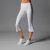 Tavi High Waisted Crop Flare Legging In Gray