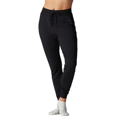 Tavi High Waisted Fitted Jogger In Black