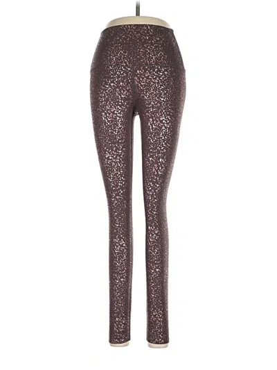 Pre-owned Tavi Leggings In Brown