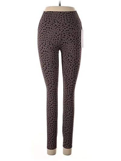 Pre-owned Tavi Leggings In Brown