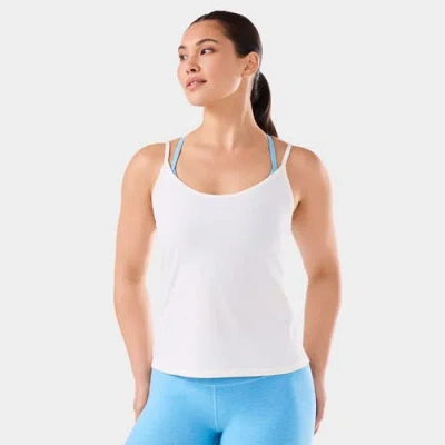 Tavi Pace Rib Tank In White