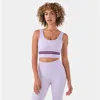 Tavi Seamless Vibe Rib Bra In Purple