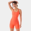 Tavi Short Bodysuit In Orange