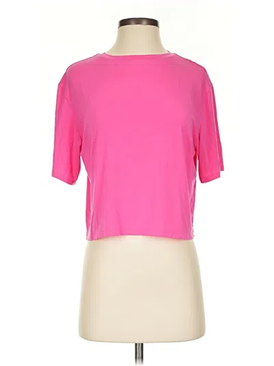 Pre-owned Tavi Short Sleeve T-shirt In Pink