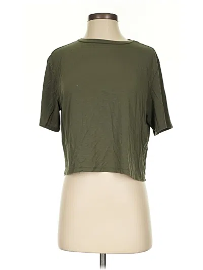 Pre-owned Tavi Short Sleeve Turtleneck In Green