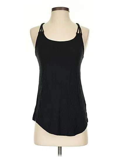 Pre-owned Tavi Sleeveless Top Black Halter Neckline Tops